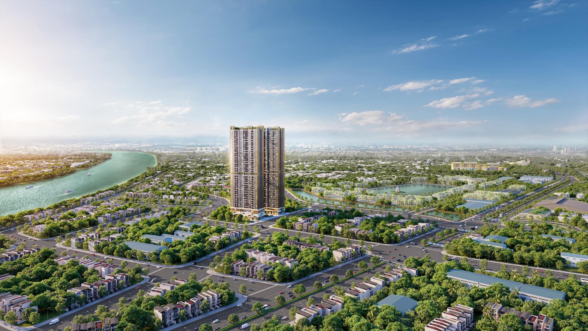 Phối cảnh A&T Sky Garden