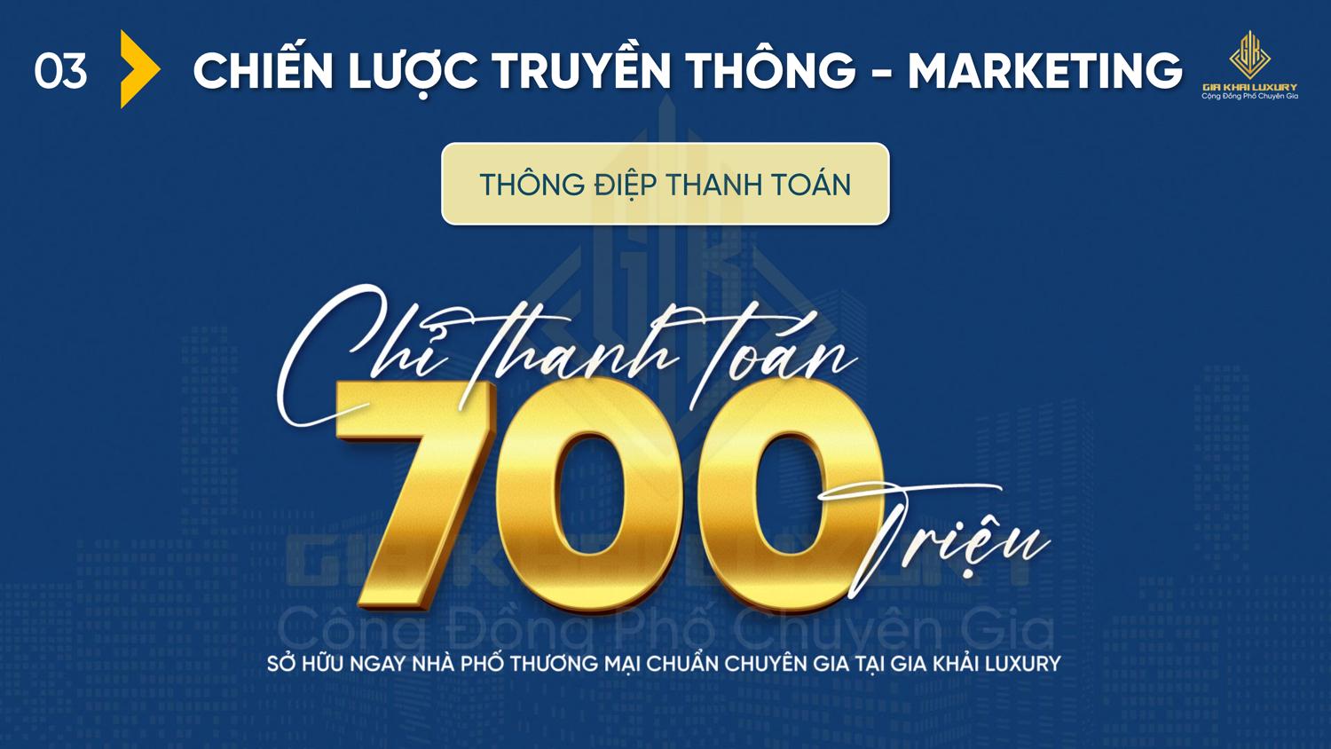 Giá bán & chính sách nhà phố Gia Khải Luxury
