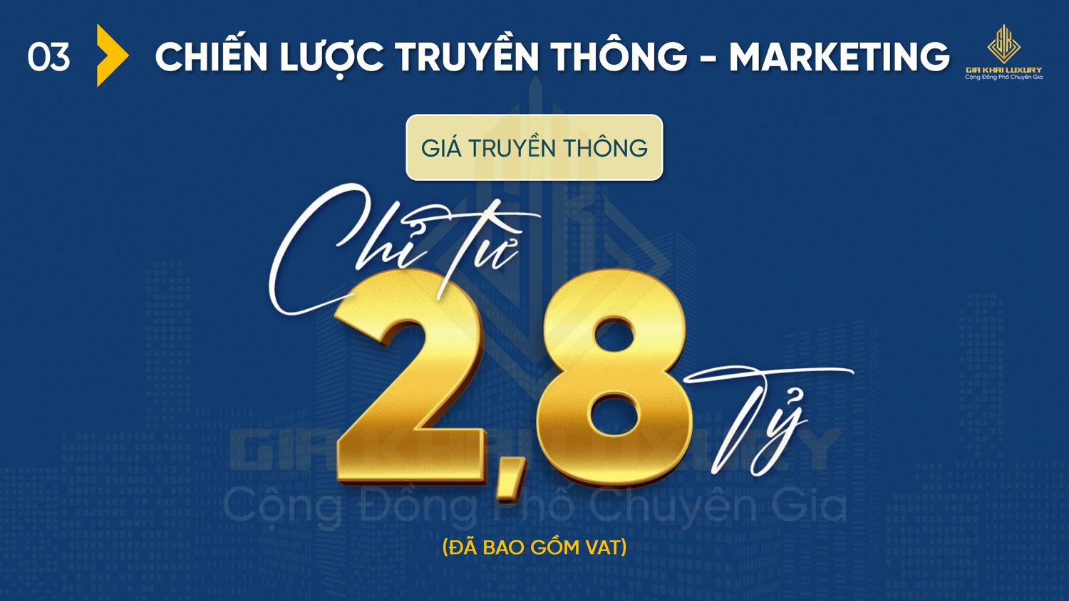 Giá bán & chính sách nhà phố Gia Khải Luxury